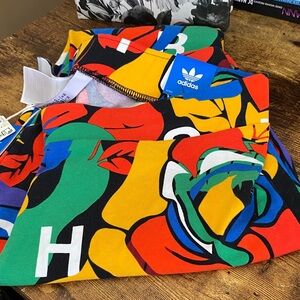 New Adidas Multicolor Graphic Leggings